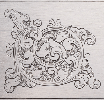 Nimschke engraving style scrollwork pattern