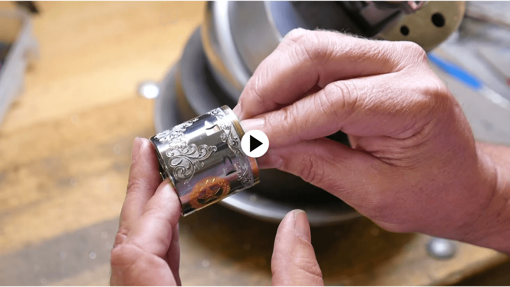 Hand Engraving a Sample Plate: Watch on YouTube